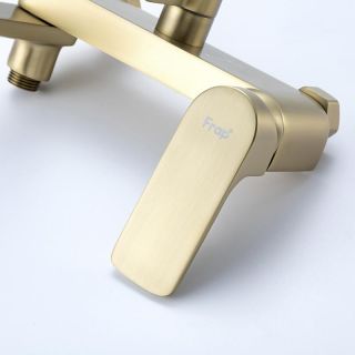 Душевая стойка Frap F2486-3 Золотой сатин